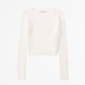 Abercrombie LuxeLoft Slim Wrap Sweater - Medium